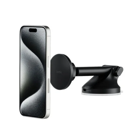 Iottie Itap 3 Magsafe Compatible Dashboard & Windshield Mount W/Magnetic Ring (Black)